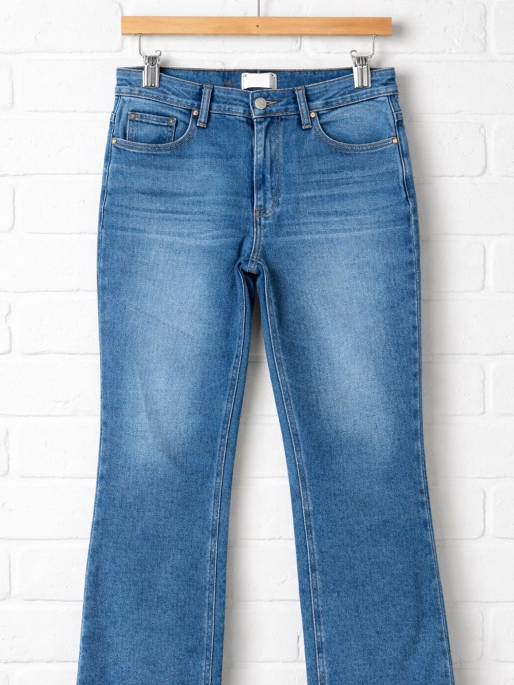 PAIGE Medium Blue Flare Jeans for Women